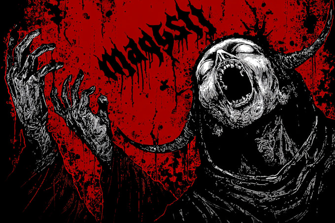 draw dark art and monsters