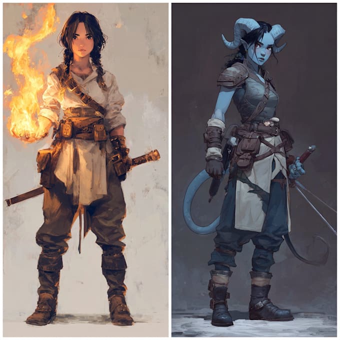 dnd character art and dnd character art