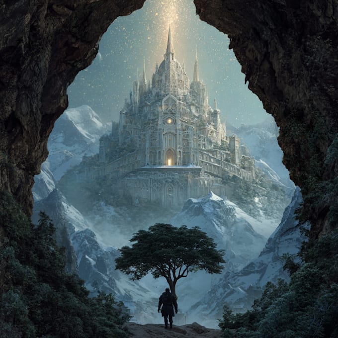 design fantasy book covers with custom illustrations