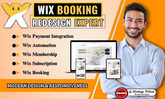 build or fix wix booking wix payment method wix automation wix membership setup