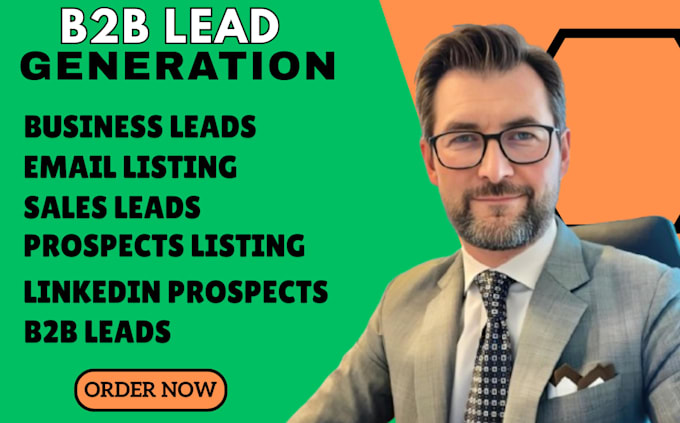 do b2b lead, sales leads, email list, prospects listing and linkedin prospects