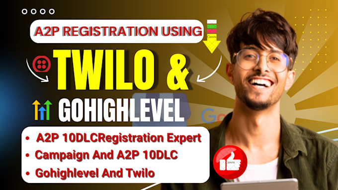 set up a2p 10dlc using gohighlevel, twilio integration, and ghl SMS compliance