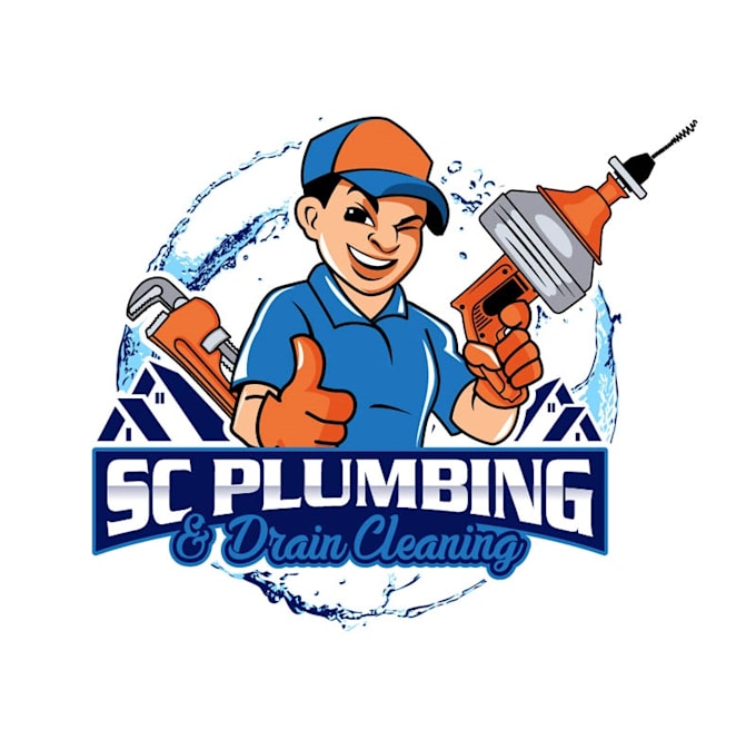 design modern profesional plumbing logo