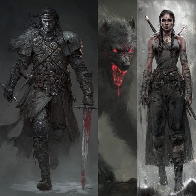 fantasy horror and fantasy horror character