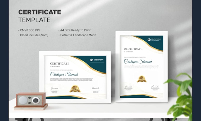 bulk certificates from your excel or word data