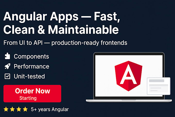 develop responsive and scalable web apps using angular