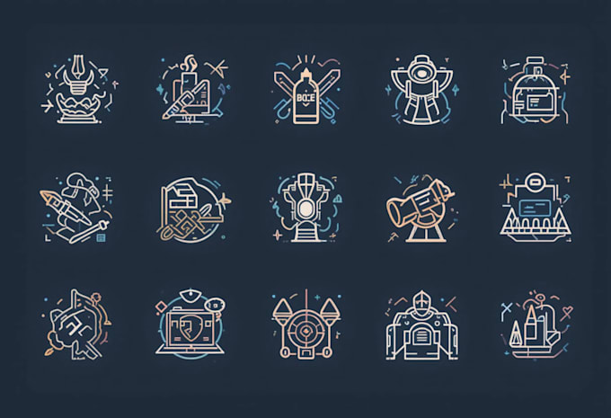 design ultra crisp vector line icons