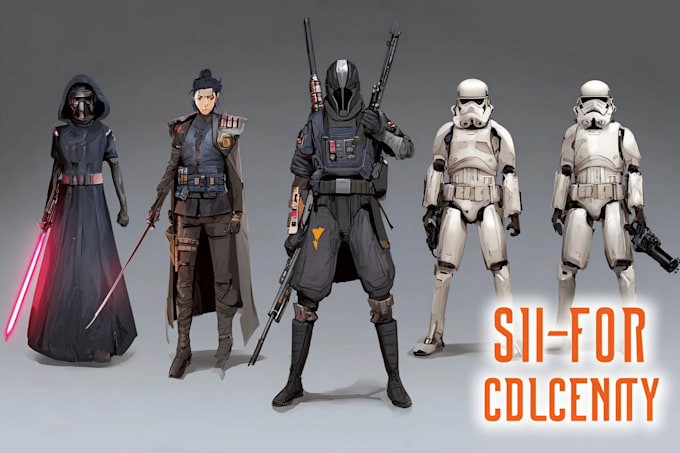 design your sci fi and star wars character