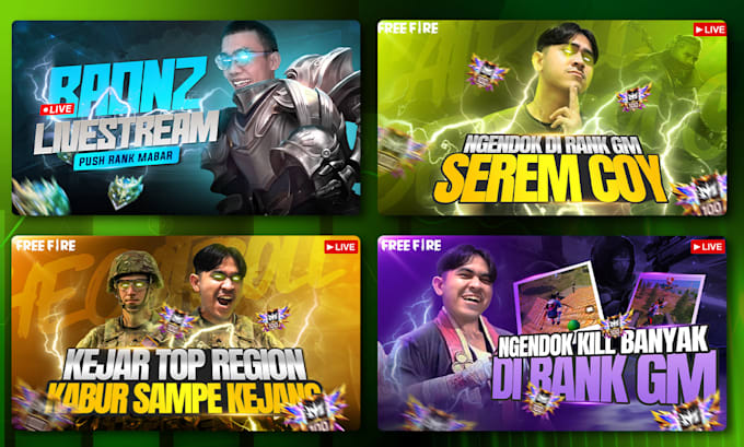 design gaming thumbnail to boosting view