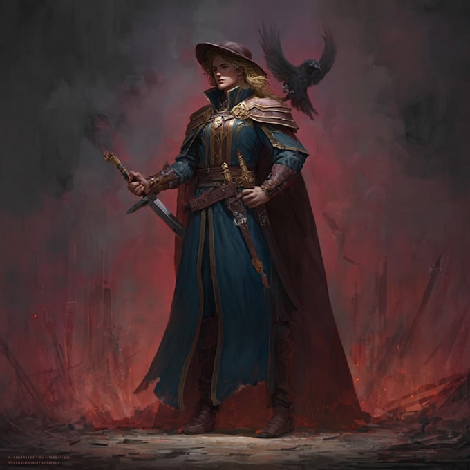 dnd character art and dnd character art