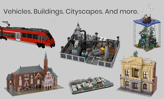 design a professional lego model for you