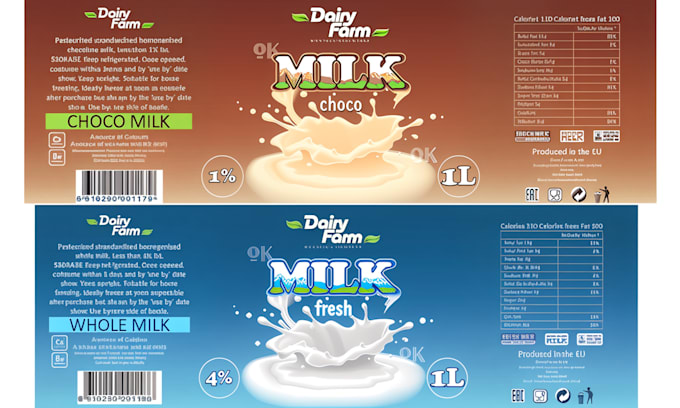 Design stunning food beverage labels for jars, bottles, smoothies ...