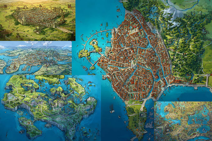 do map design fantasy map maker fantasy map city map illustration map maker