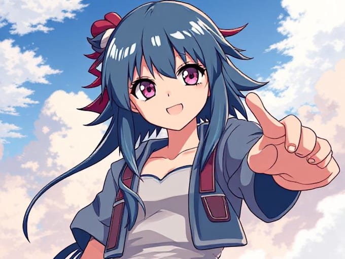 draw you as anime character style