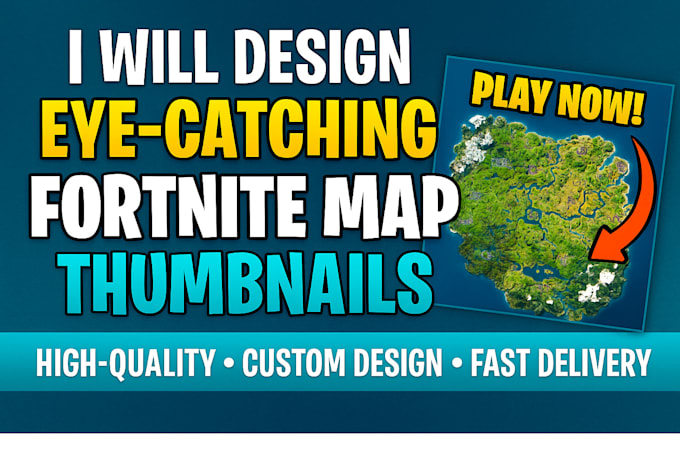create custom fortnite map thumnails