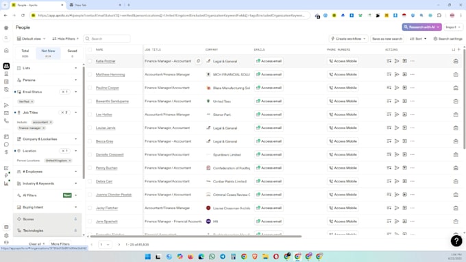 do b2b lead generation, data enrichment, email list scraping and web scraping