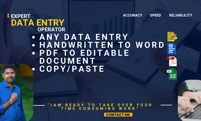 do speed typing, converting pdf, image to text