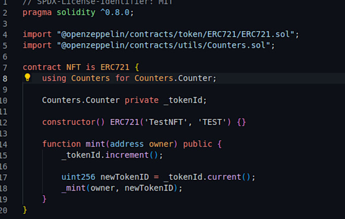 Create a custom blockchain web3 application with secure smart contract ...