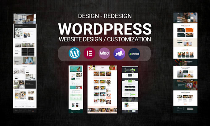 design wordpress website or redesign your exiting website