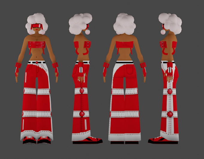 make a 3d character model