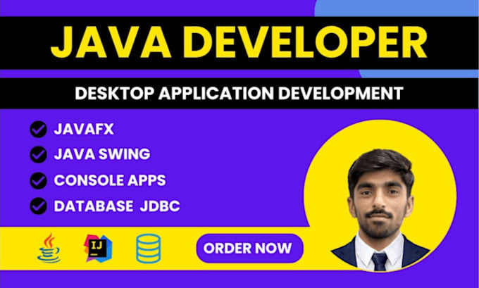 develop desktop application using java, java swing, javafx