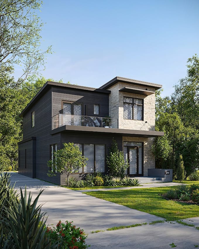do architecture exterior home design remodel porch design elevation walkthrough