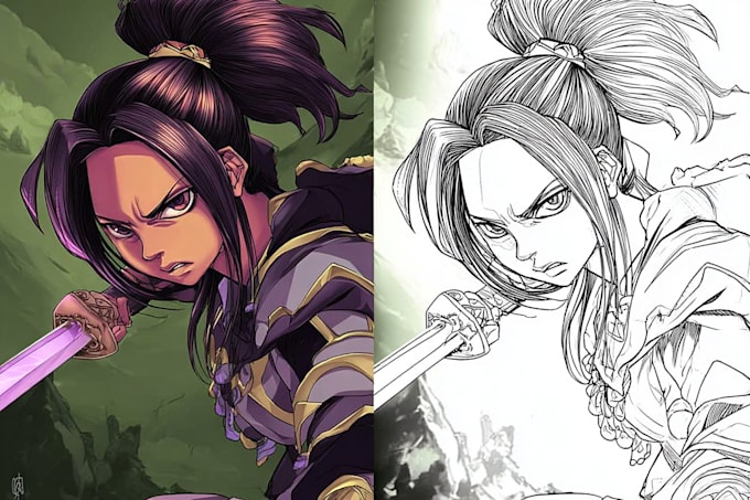 draw anime character for you