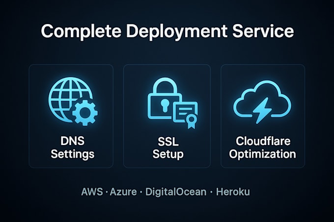 deploy your web app to AWS, azure, digitalocean or heroku
