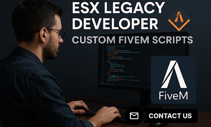 create custom fivem scripts, optimize and fix bugs esx qbcore
