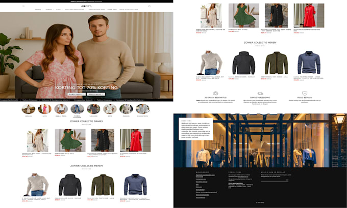 design clean shopify store for dropshipping and google merchant center