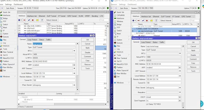 secure ppp setup on mikrotik router