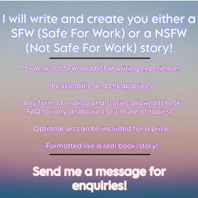 write your yaoi fanfiction or selfinsert