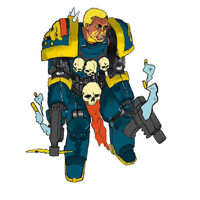 do low cost character illustration