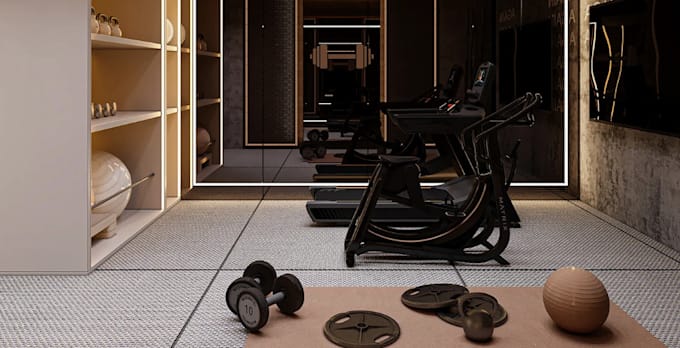 Redesign a luxurious,modern home,commercial 3d gymnasium interior ...