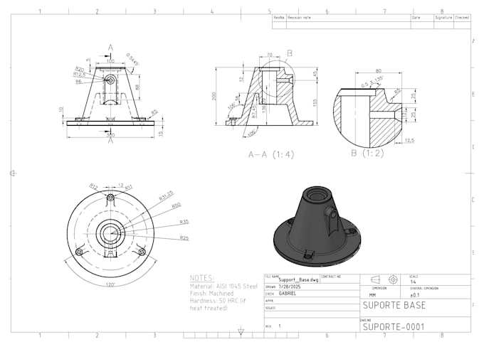 Convert your 2d drawings or sketches into 3d cad models by ...