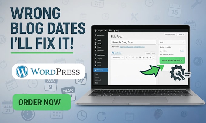 fix wordpress wrong timestamp or blog post date update issues