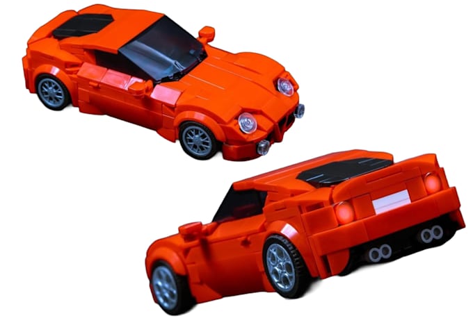 custom 3d lego model lego miniature xml partlist manual instruction lego technic