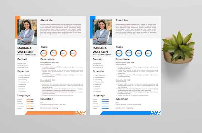 write professional ats friendly resume and cover letter