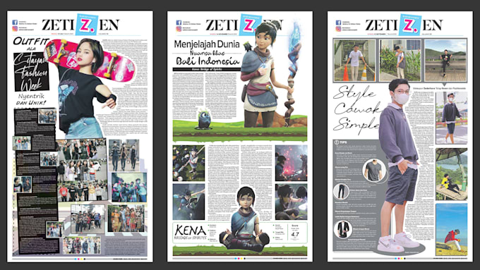 do professional magazine, brochure, and ebook layout in indesign