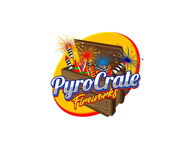 create professional and specially firework logo design