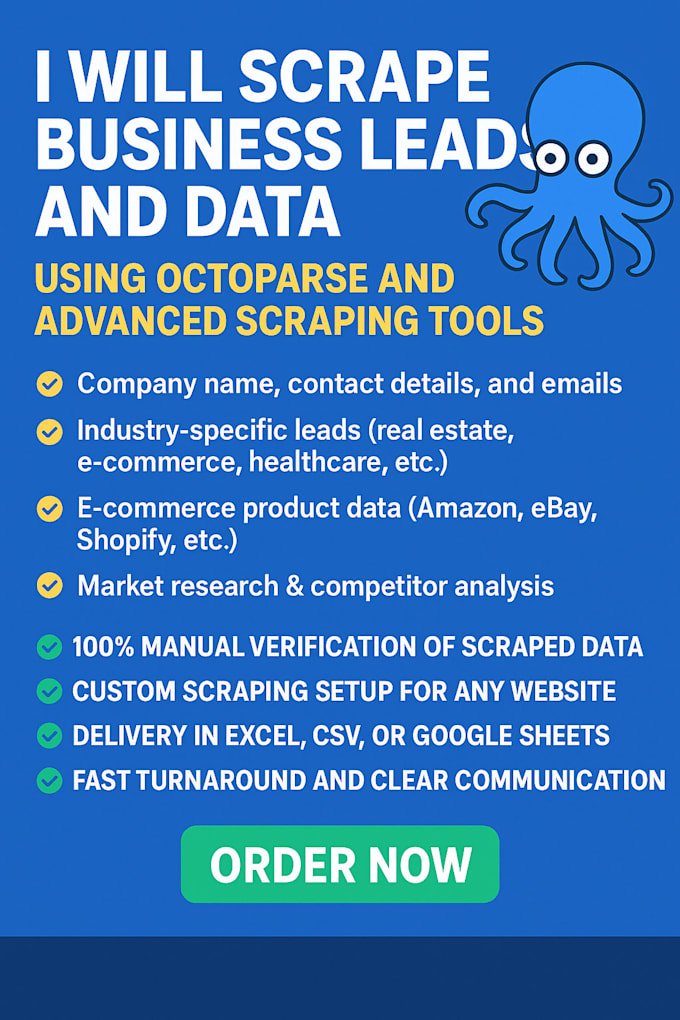 scrape data using python and octoparse , octoparseai, parsehub