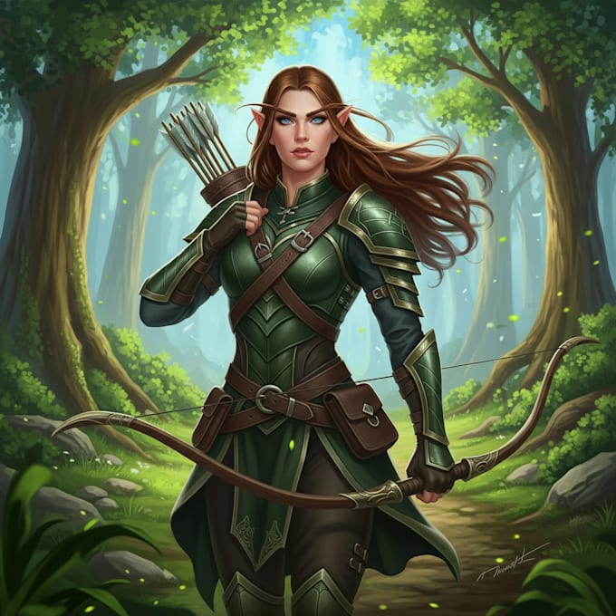 dnd character art and dnd character art