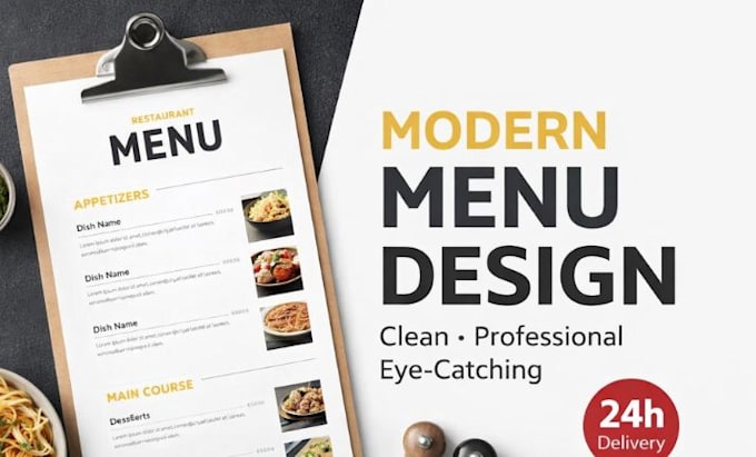 design editable digital menu board, price list, food menu on adobe figma canva