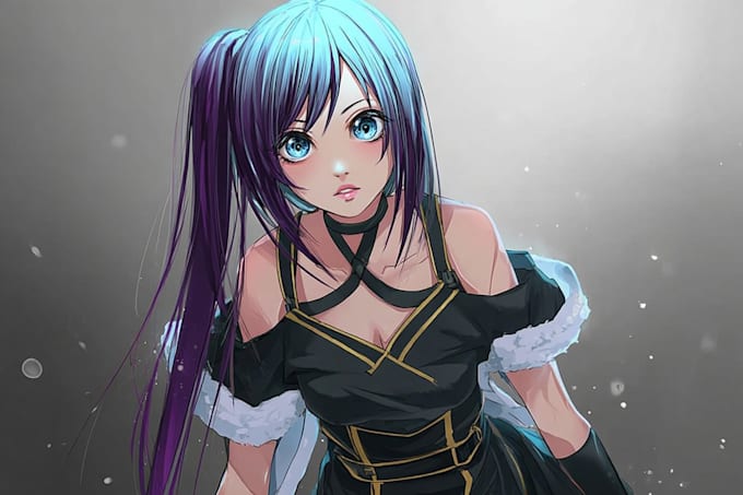 draw commission into anime or manga style art