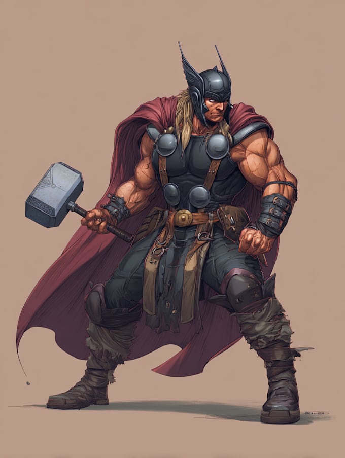 draw comic book cartoon and custom illustration digital art