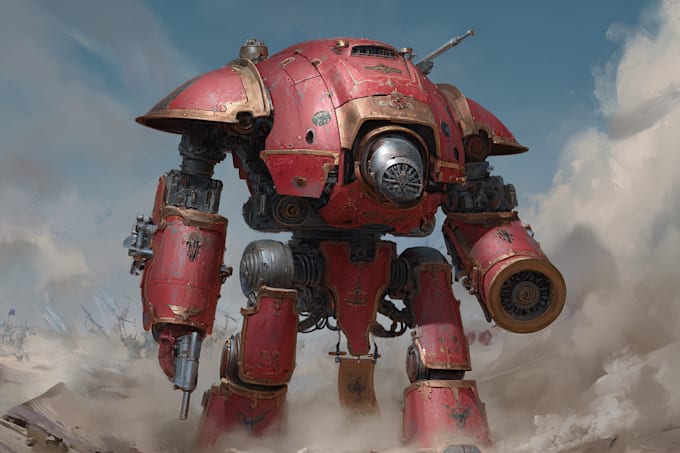 create warhammer 40k art