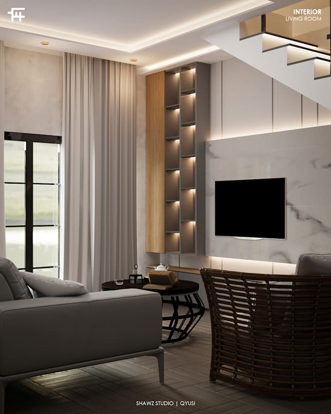 create realistic interior 3d visualization