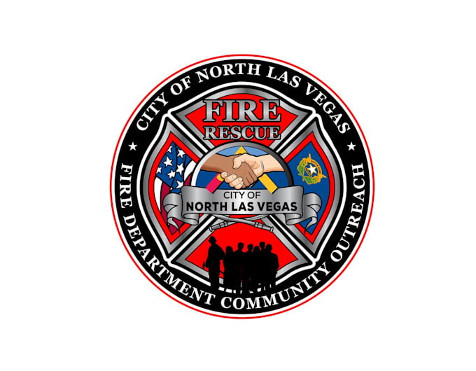 create attractive and imagination fire fighter logo design