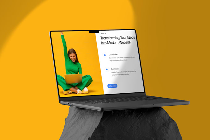 design or redesign your framer website, figma to framer