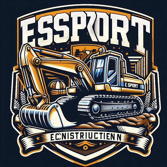 design high quality excavator logo with unlimited revision